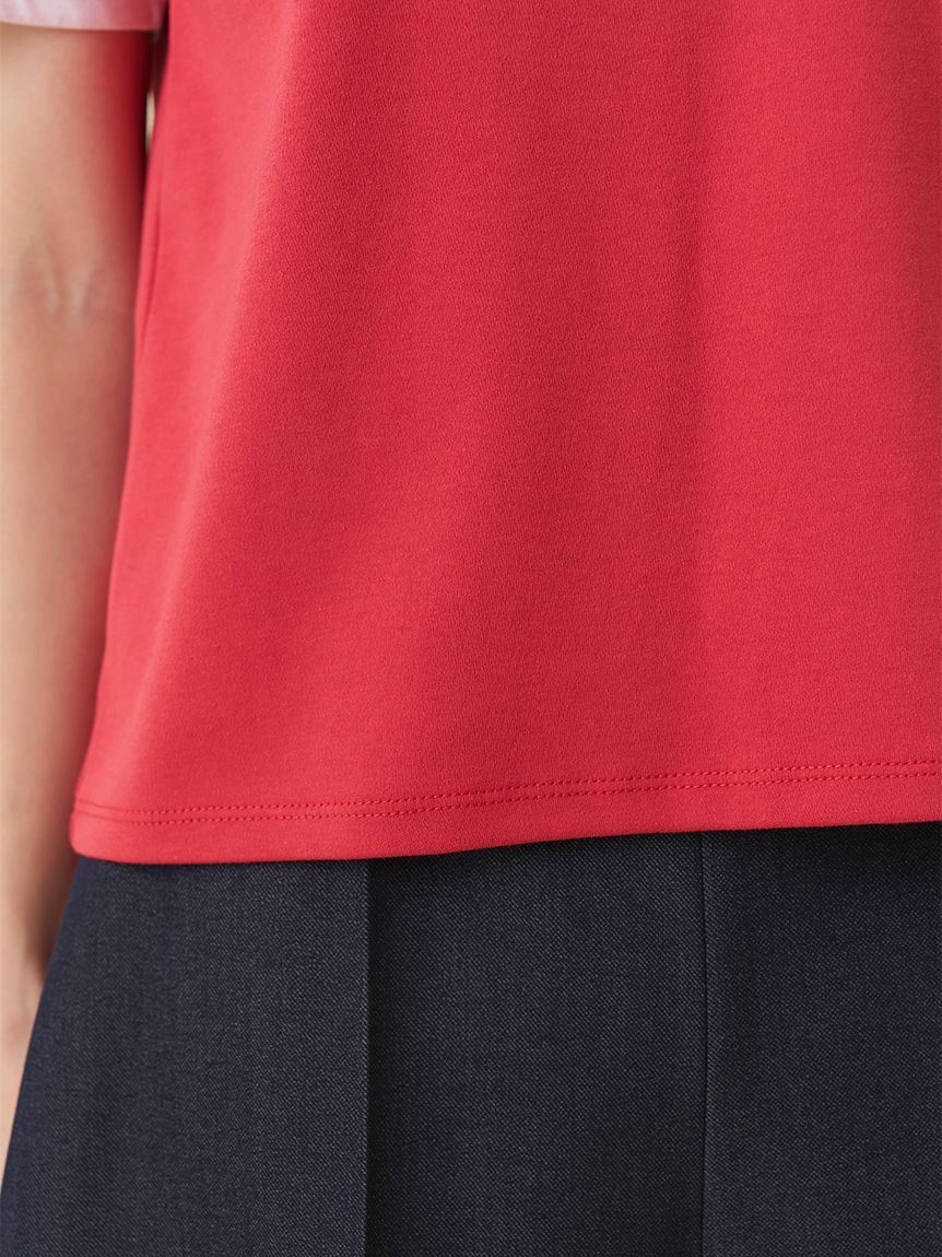 SNIDEL「【UVカット】エンブレムリンガーTシャツ」|Tシャツ・カットソー|