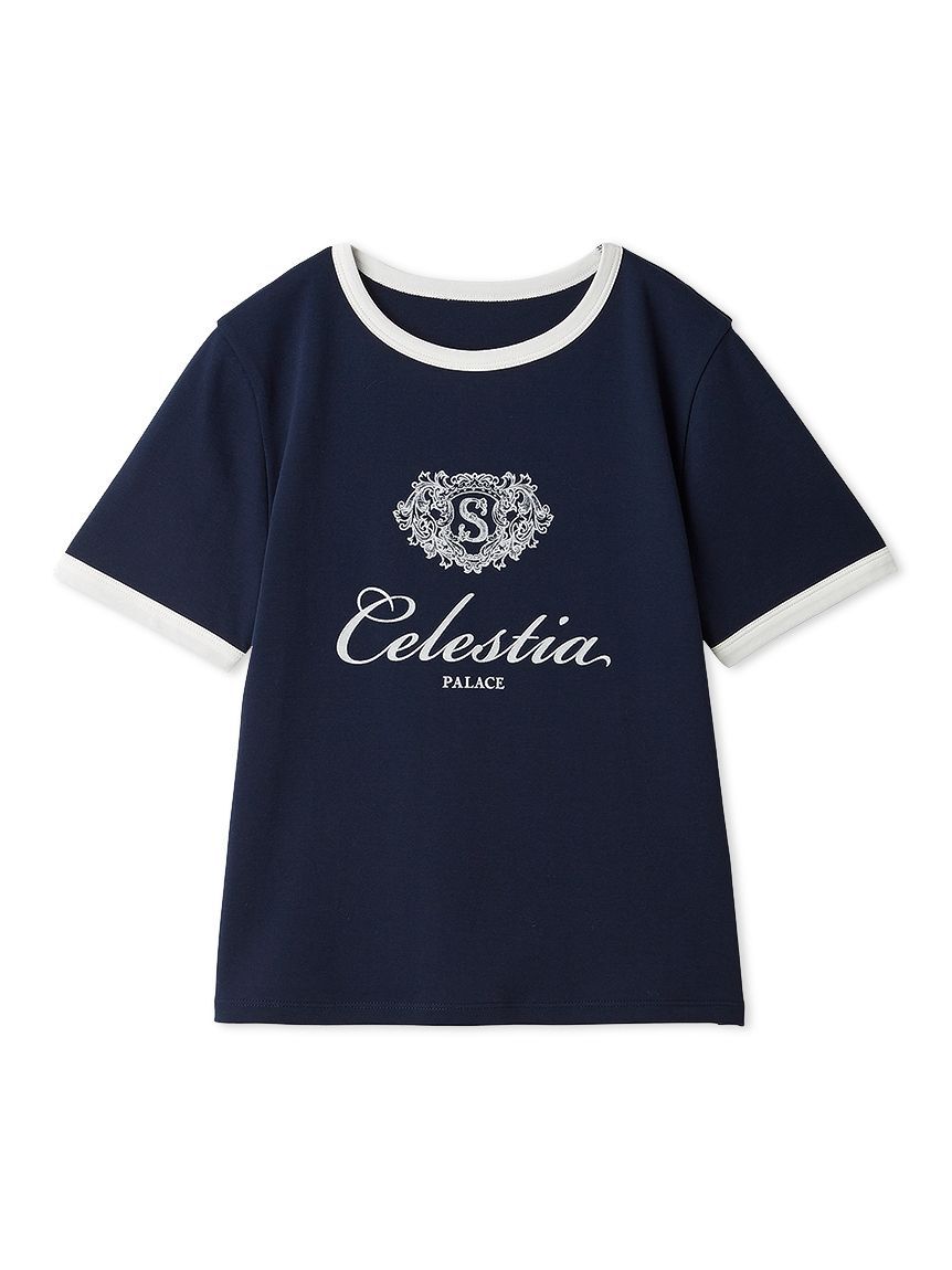 SNIDEL「【UVカット】エンブレムリンガーTシャツ」|Tシャツ・カットソー|
