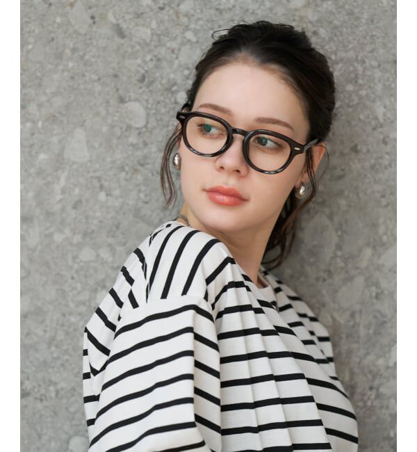  「【WEB限定】SUNCUTGlasses/UV100%CUT ウェリントン型 クリアサングラス |太縁 紫外線対策 UVカット」|サングラス|