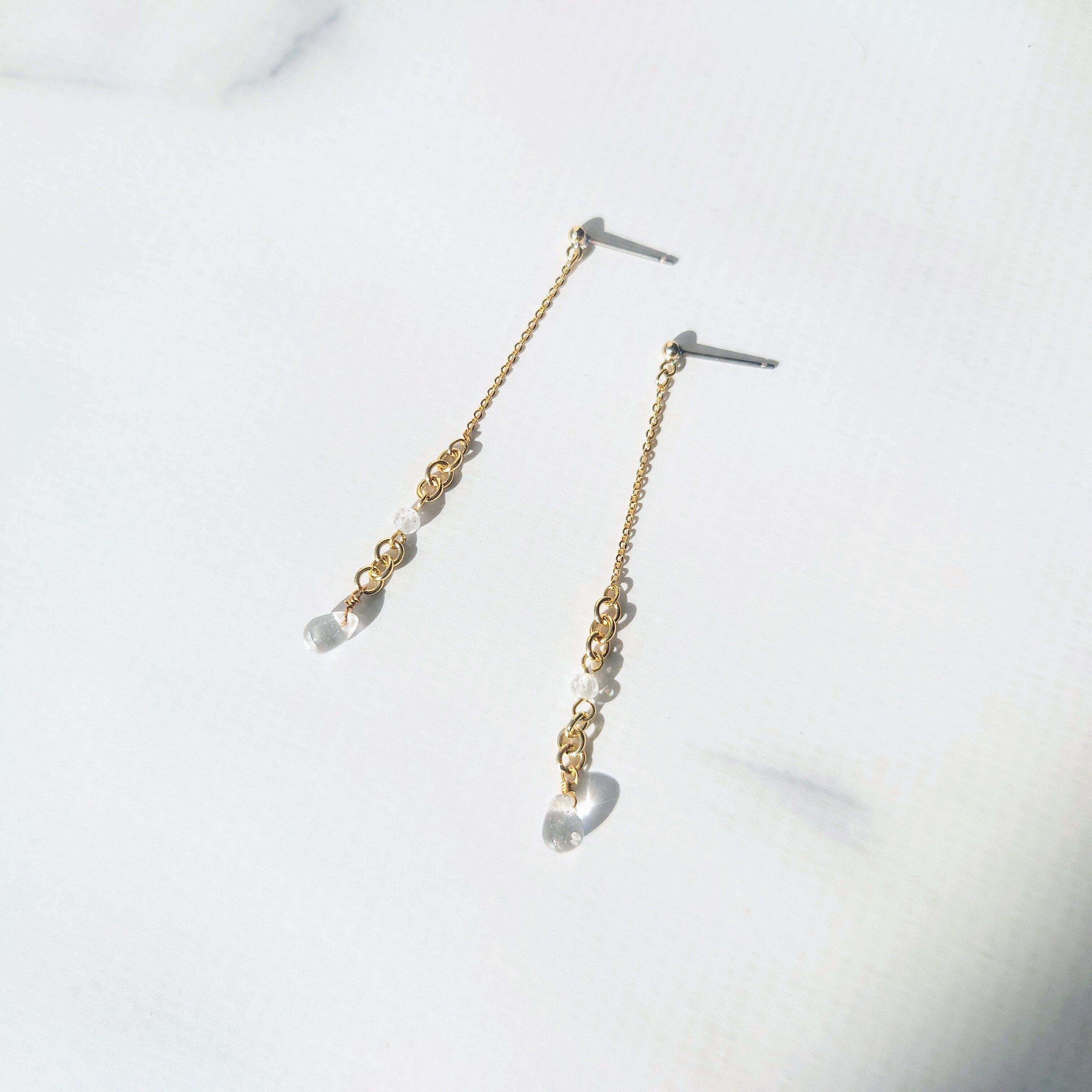 MARQUISE「クリアドロップピアス」|ピアス|