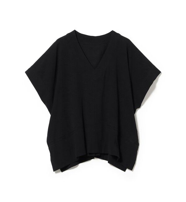 Demi-Luxe BEAMS 「コットン Vネック ブラウス」|シャツ・ブラウス|BLACK