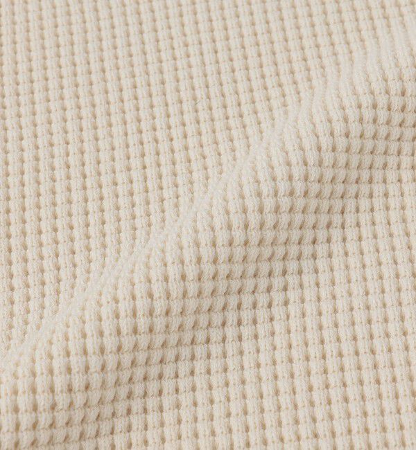 SHIPS「【SHIPS別注】FRED PERRY: シングル ティップ ワッフル ニット」|ニット・セーター|