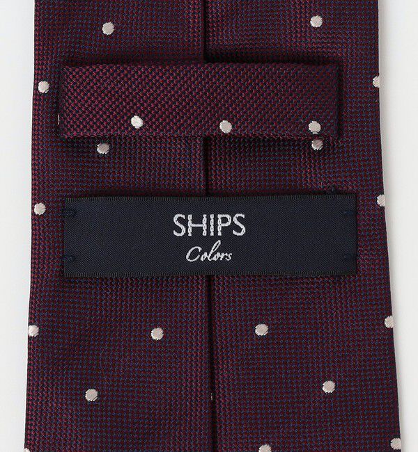SHIPS Colors 「SHIPS Colors:シルク ドット ネクタイ」|ネクタイ・蝶ネクタイ|