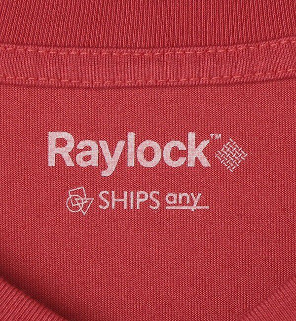 SHIPS any「SHIPS any:〈接触冷感/吸水速乾/UVカット/遮熱〉Raylock ヘンリーネック Tシャツ◇」|Tシャツ・カットソー|