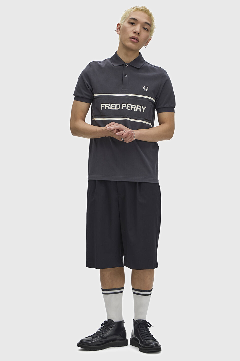 FRED PERRY 「Fred Perry Graphic Polo Shirt／フレッドペリーグラフィックポロシャツ」|ポロシャツ|