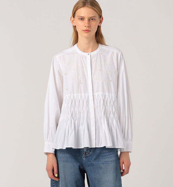 TOMORROWLAND BUYING WEAR「【別注】ne Quittez pas BLACK Tuck ブラウス」|シャツ・ブラウス|