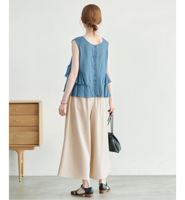 SLOBE IENA「《WEB限定》クロップドイージーワイドパンツ」|その他|