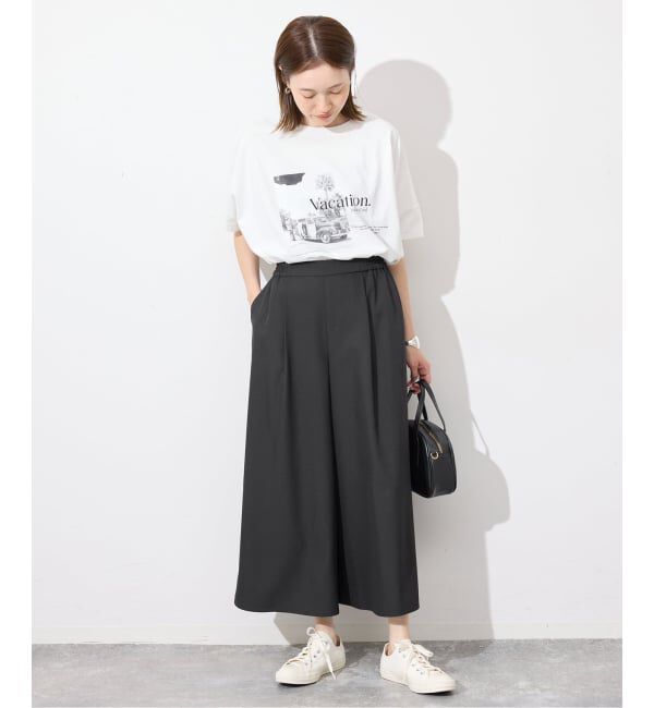 SLOBE IENA「《WEB限定》クロップドイージーワイドパンツ」|その他|