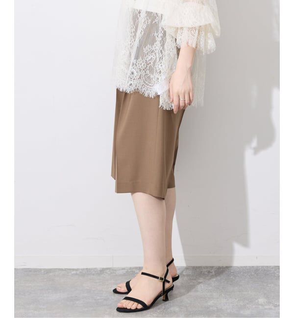 SLOBE IENA「《接触冷感/防シワ/予約》2WAY TRトロバミューダスラックス」|その他|