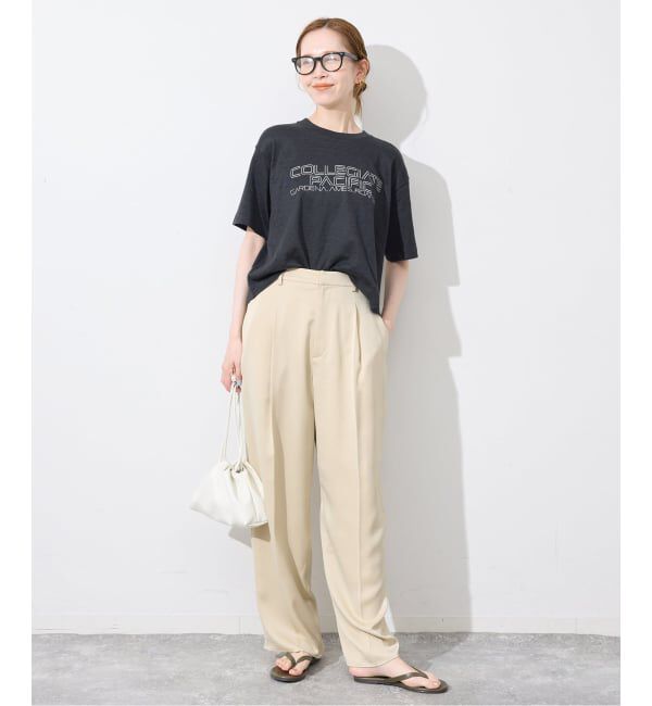 SLOBE IENA「《追加》Collegiate Pacific SLOBE別注 ショートTシャツ」|Tシャツ・カットソー|