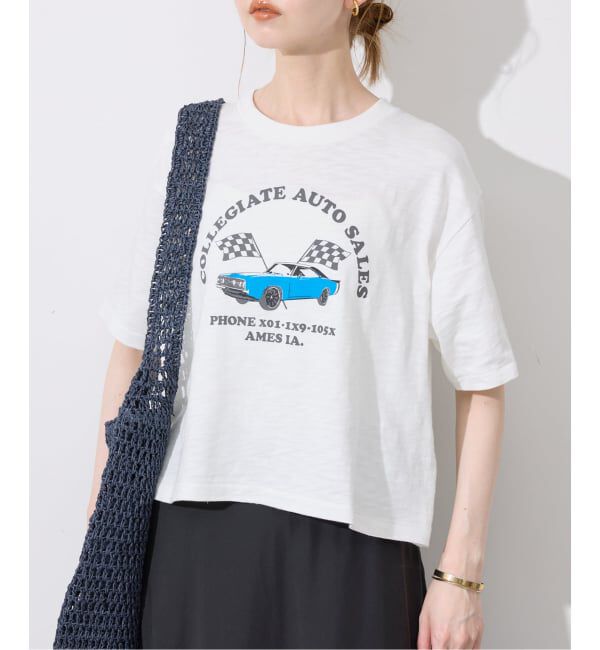 SLOBE IENA「《追加》Collegiate Pacific SLOBE別注 ショートTシャツ」|Tシャツ・カットソー|