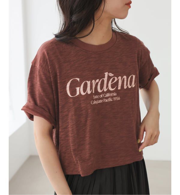 SLOBE IENA「《追加》Collegiate Pacific SLOBE別注 ショートTシャツ」|Tシャツ・カットソー|ボルドー