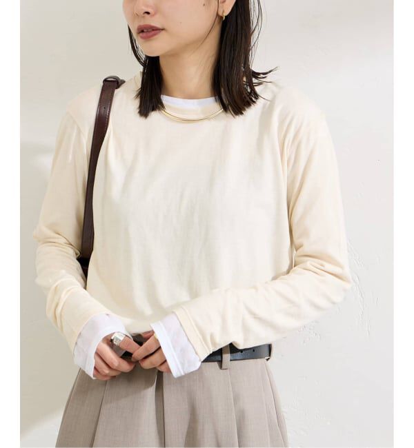JOURNAL STANDARD「《追加2》クルーネックシアーロングTシャツ」|Tシャツ・カットソー|