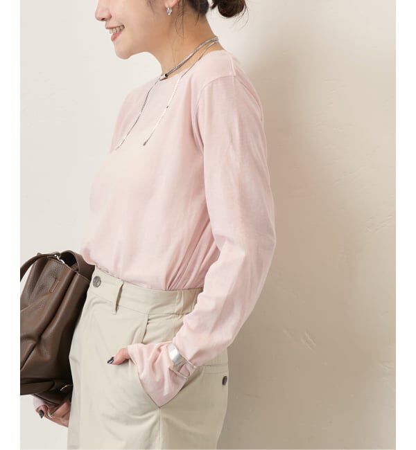JOURNAL STANDARD「《追加2》クルーネックシアーロングTシャツ」|Tシャツ・カットソー|
