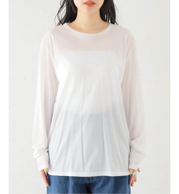 JOURNAL STANDARD「《追加2》クルーネックシアーロングTシャツ」|Tシャツ・カットソー|