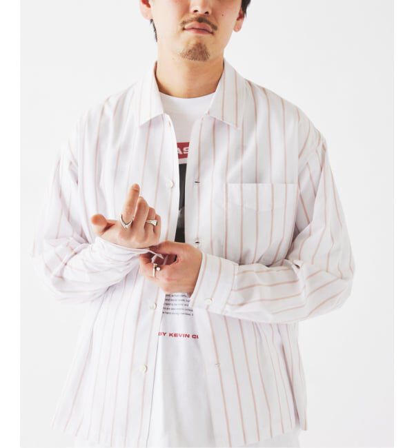 JOURNAL STANDARD relume「JAMES FABRIC / ジェームスファブリック レーヨンブレンド ストライプ シャツ」|シャツ・ブラウス|