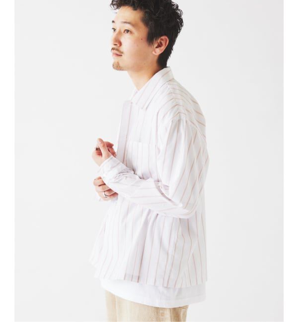 JOURNAL STANDARD relume「JAMES FABRIC / ジェームスファブリック レーヨンブレンド ストライプ シャツ」|シャツ・ブラウス|