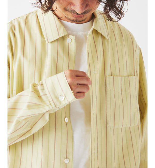 JOURNAL STANDARD relume「JAMES FABRIC / ジェームスファブリック レーヨンブレンド ストライプ シャツ」|シャツ・ブラウス|