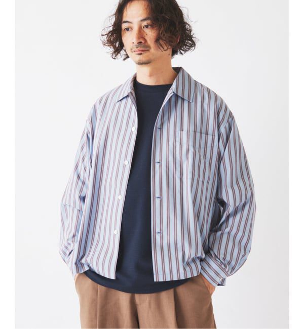 JOURNAL STANDARD relume「JAMES FABRIC / ジェームスファブリック レーヨンブレンド ストライプ シャツ」|シャツ・ブラウス|