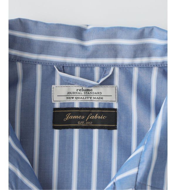 JOURNAL STANDARD relume「JAMES FABRIC / ジェームスファブリック レーヨンブレンド ストライプ シャツ」|シャツ・ブラウス|