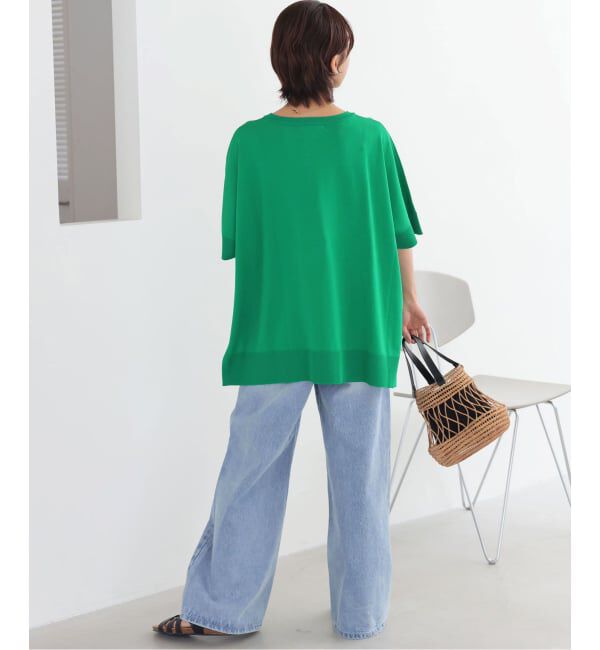 JOURNAL STANDARD relume「《追加6 / 新色》接触冷感 / ウォッシャブルクールポンチョプルオーバー」|ニット・セーター|