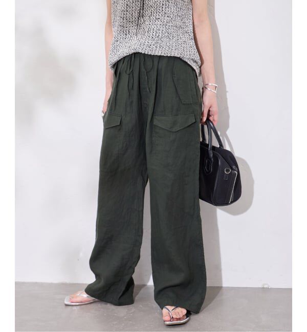 JOURNAL STANDARD「【TICCA / ティッカ】リネンカーゴパンツ」|カーゴ|カーキ