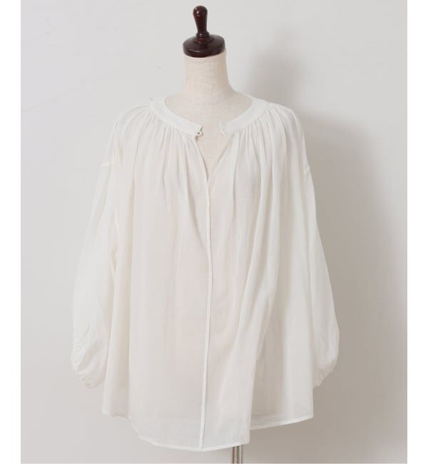 journal standard luxe「ハイツイストガーゼ ギャザーブラウス」|シャツ・ブラウス|
