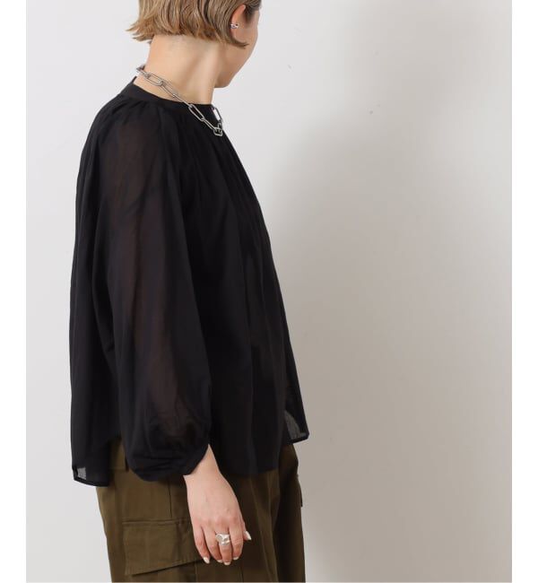 journal standard luxe「ハイツイストガーゼ ギャザーブラウス」|シャツ・ブラウス|