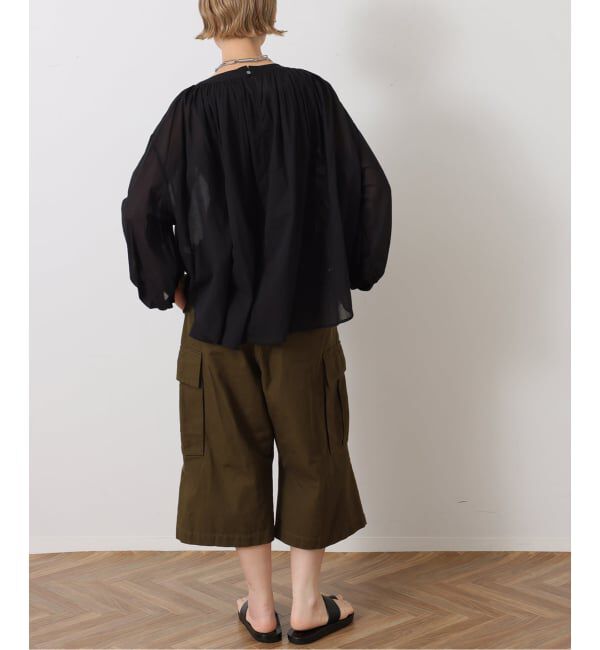 journal standard luxe「ハイツイストガーゼ ギャザーブラウス」|シャツ・ブラウス|