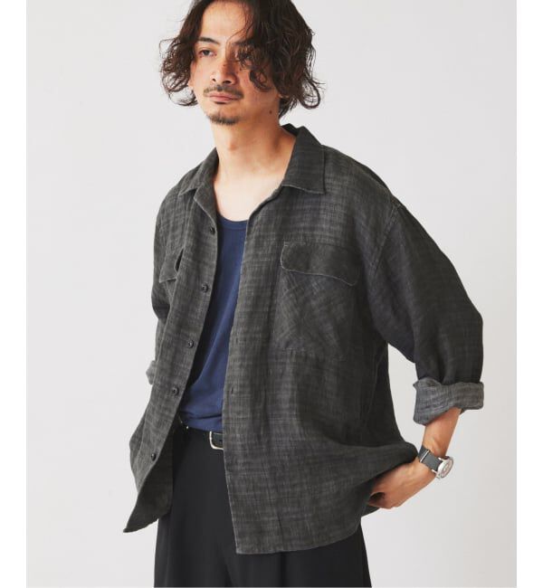 JOURNAL STANDARD relume「リネン ドビー フェードプリント シャツ」|シャツ・ブラウス|