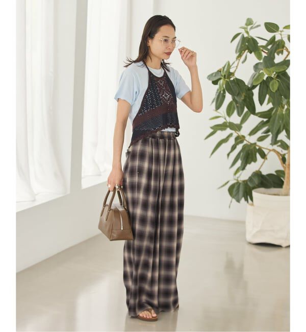 JOURNAL STANDARD「《予約》リヨセルチェックパンツ」|その他|