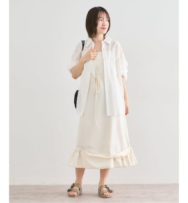 U by SPICK&SPAN「Atelier Edition/アトリエ エディション FLOUNCE DETAIL DRESS」|ワンピース|