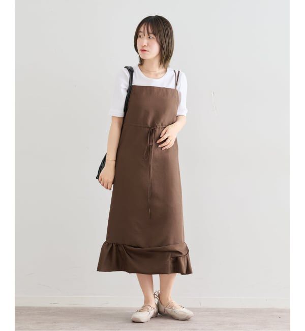 U by SPICK&SPAN「Atelier Edition/アトリエ エディション FLOUNCE DETAIL DRESS」|ワンピース|