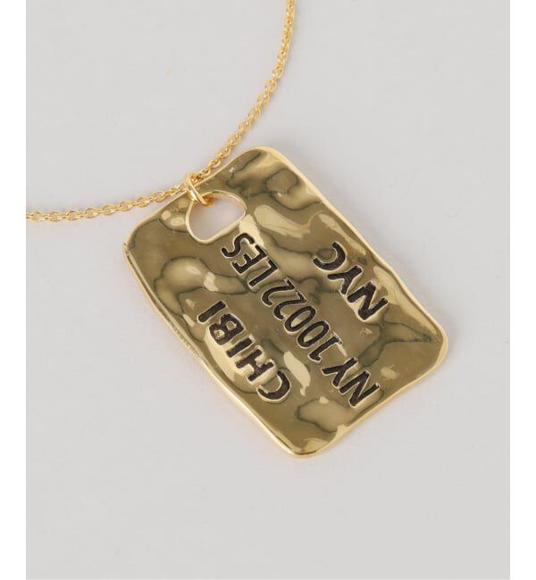 NOBLE「chibi jewels/チビジュエルズ Idintification Tag Necklace」|ネックレス|
