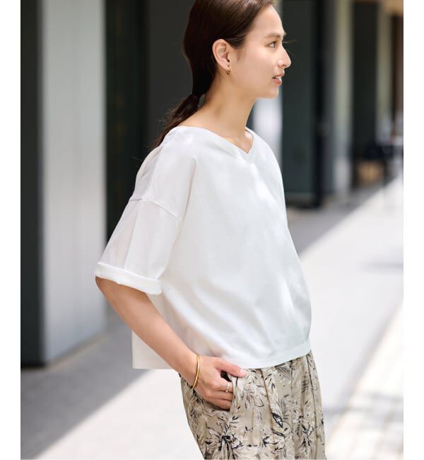 FRAMeWORK「≪汗染み防止 / 予約≫NANO-SHEER ZERO 2WAYTee」|Tシャツ・カットソー|