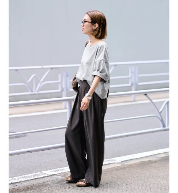 FRAMeWORK「≪汗染み防止 / 予約≫NANO-SHEER ZERO 2WAYTee」|Tシャツ・カットソー|