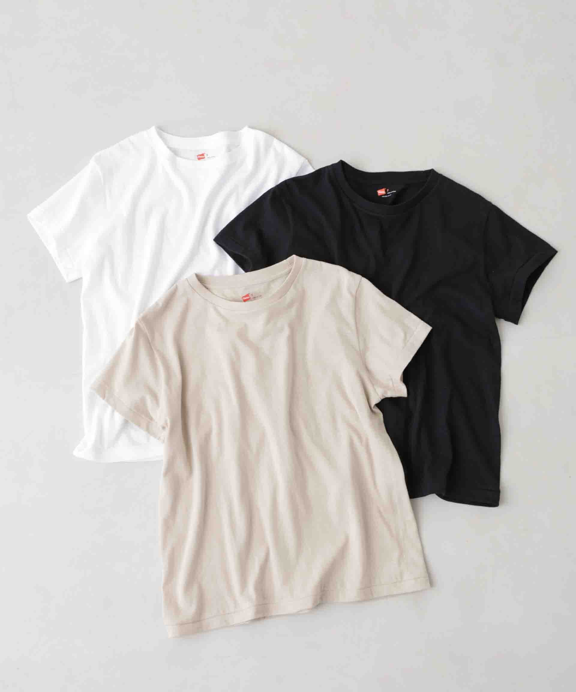 nano･universe「Hanes/Hanes&times;DODOJEAN 3PクルーネックTシャツ」|Tシャツ・カットソー|