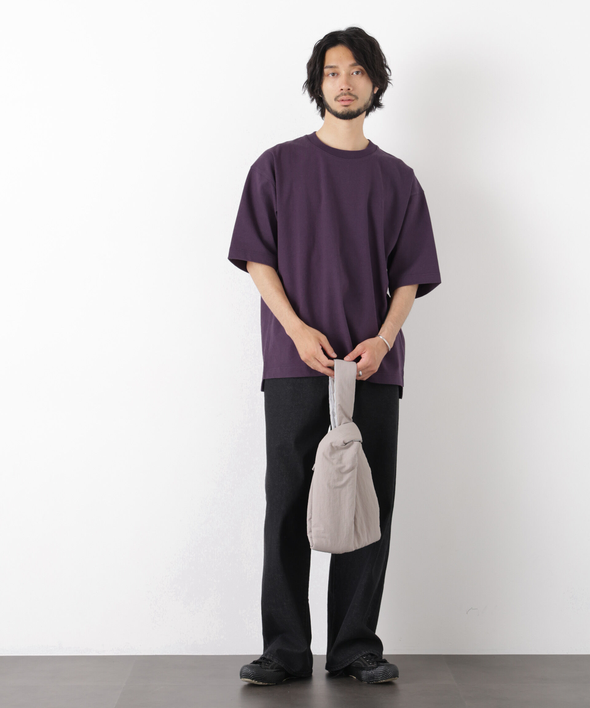 nano･universe「WEB限定/ヘビーウェイトカラーTシャツ 半袖」|Tシャツ・カットソー|