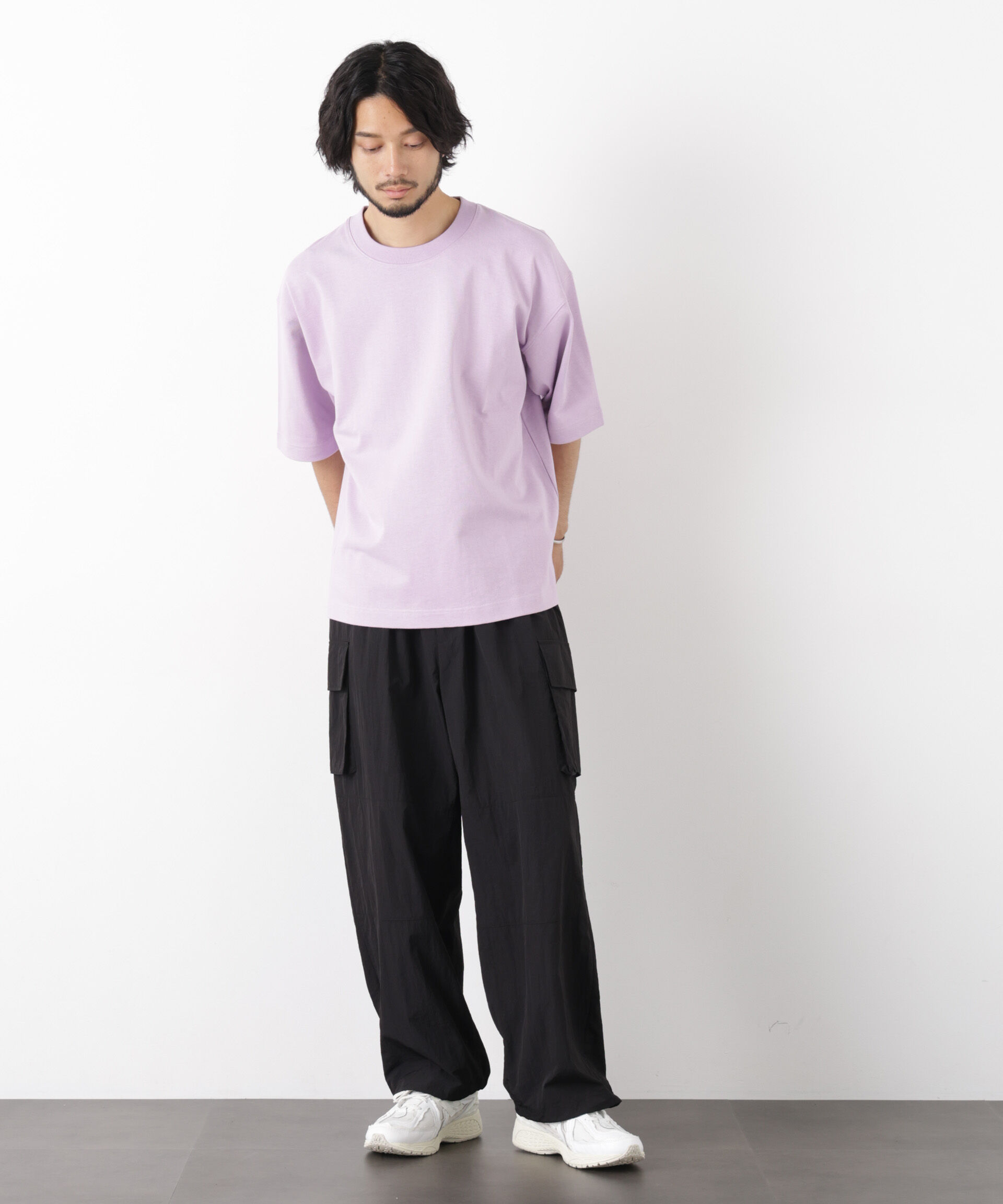nano･universe「WEB限定/ヘビーウェイトカラーTシャツ 半袖」|Tシャツ・カットソー|