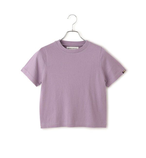 SALON adam et rope'「【J'aDoRe・店舗限定】【extreme cashmere（エクストリーム・カシミア）】tina ニットTシャツ」|ニット・セーター|ラベンダー(52)