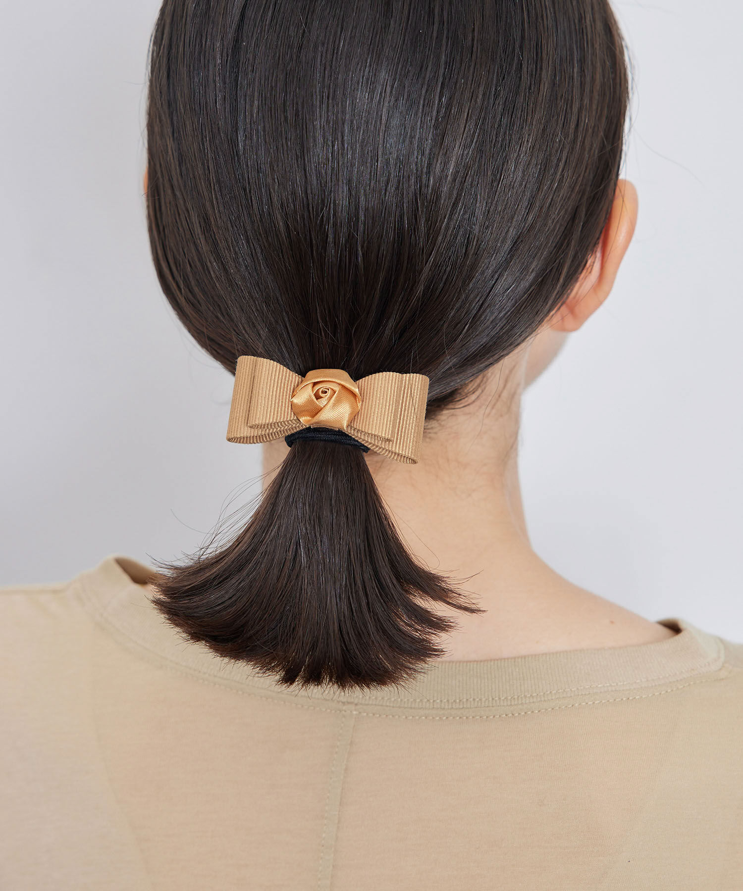 ROPE PICNIC PASSAGE「ローズリボンヘアポニー」|ヘアゴム・シュシュ|