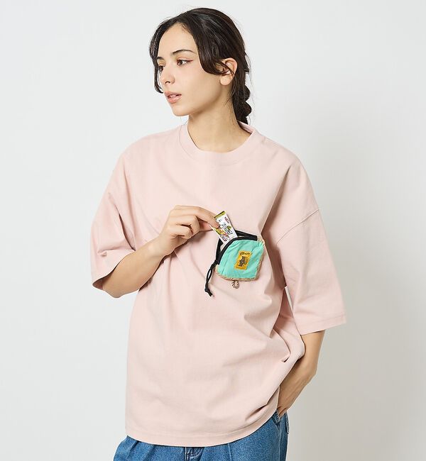ABAHOUSE「【COBMASTER / コブマスター】Zip Wallet Loose Tシャ」|Tシャツ・カットソー|ピンク
