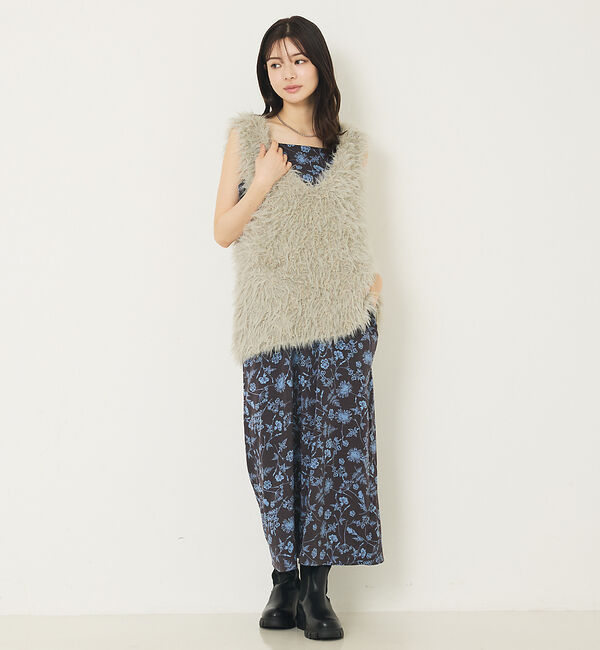 abahouse mavie「ダブルストラップキャミワンピース」|ワンピース|