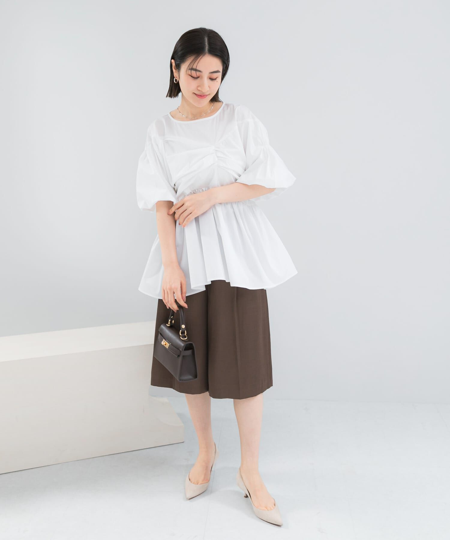 URBAN RESEARCH ROSSO「『別注』ELENDEEK&times;ROSSO　GATHER BLOUSE」|シャツ・ブラウス|