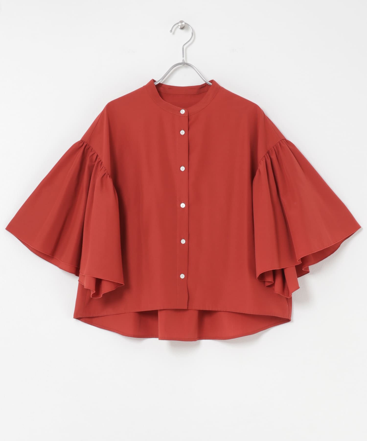URBAN RESEARCH ROSSO「『一部WEB限定カラー』UVカットウォッシャブルリネン混ブラウス」|シャツ・ブラウス|