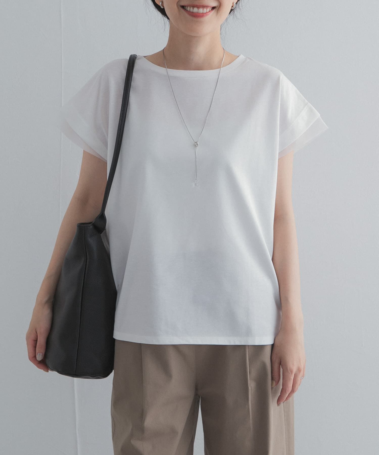 URBAN RESEARCH DOORS「シルケットコットンシアードッキングプルオーバー」|Tシャツ・カットソー|