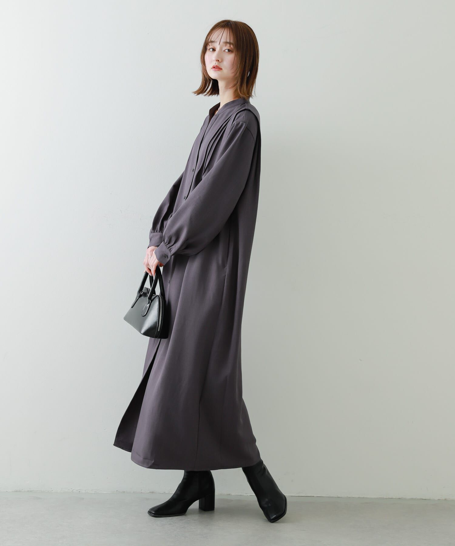 SENSE OF PLACE by URBAN RESEARCH「『Shortサイズあり』タックシャツワンピース」|ワンピース|