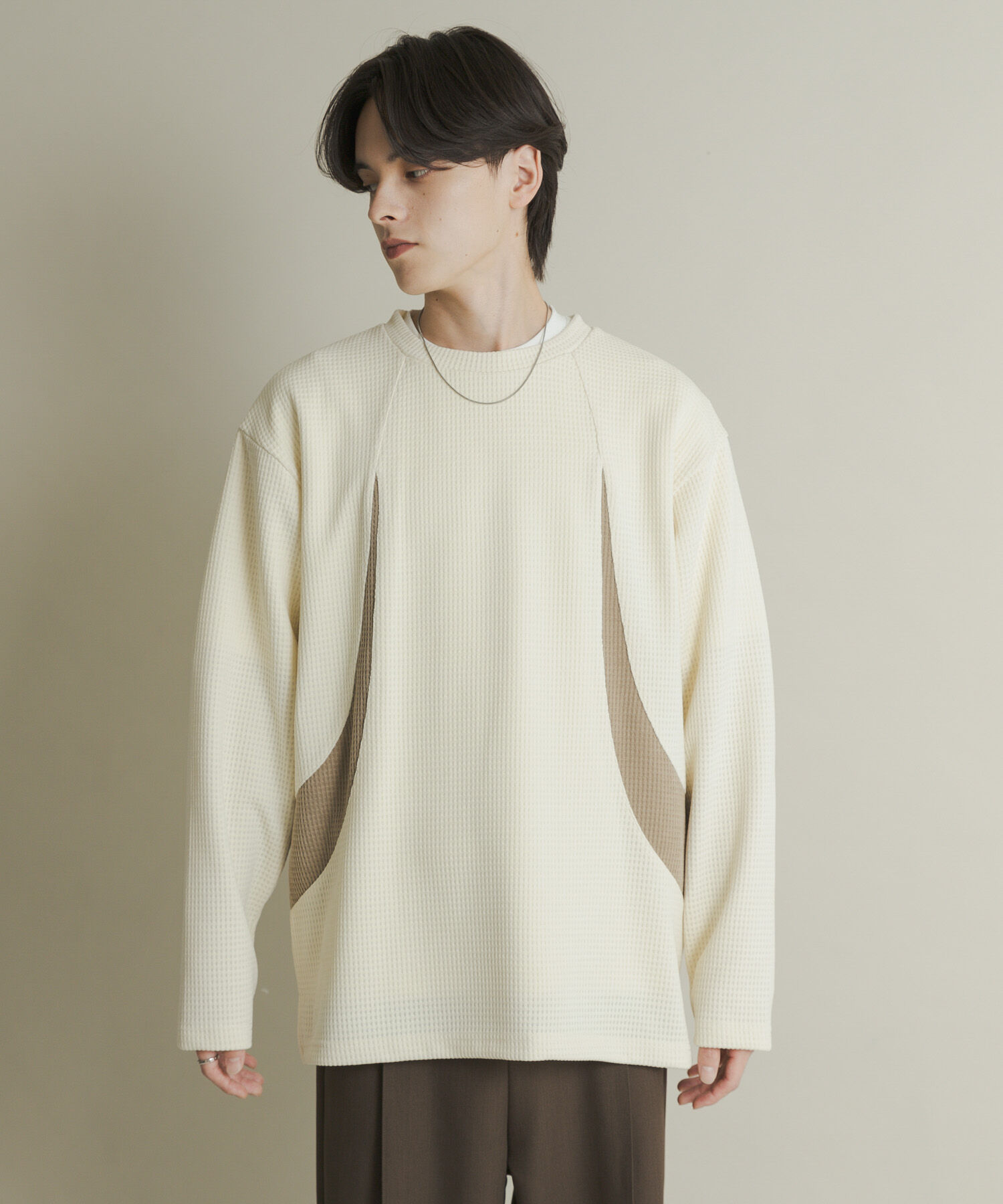 SENSE OF PLACE by URBAN RESEARCH「ヘビーサーマルパターンロングTシャツ」|Tシャツ・カットソー|
