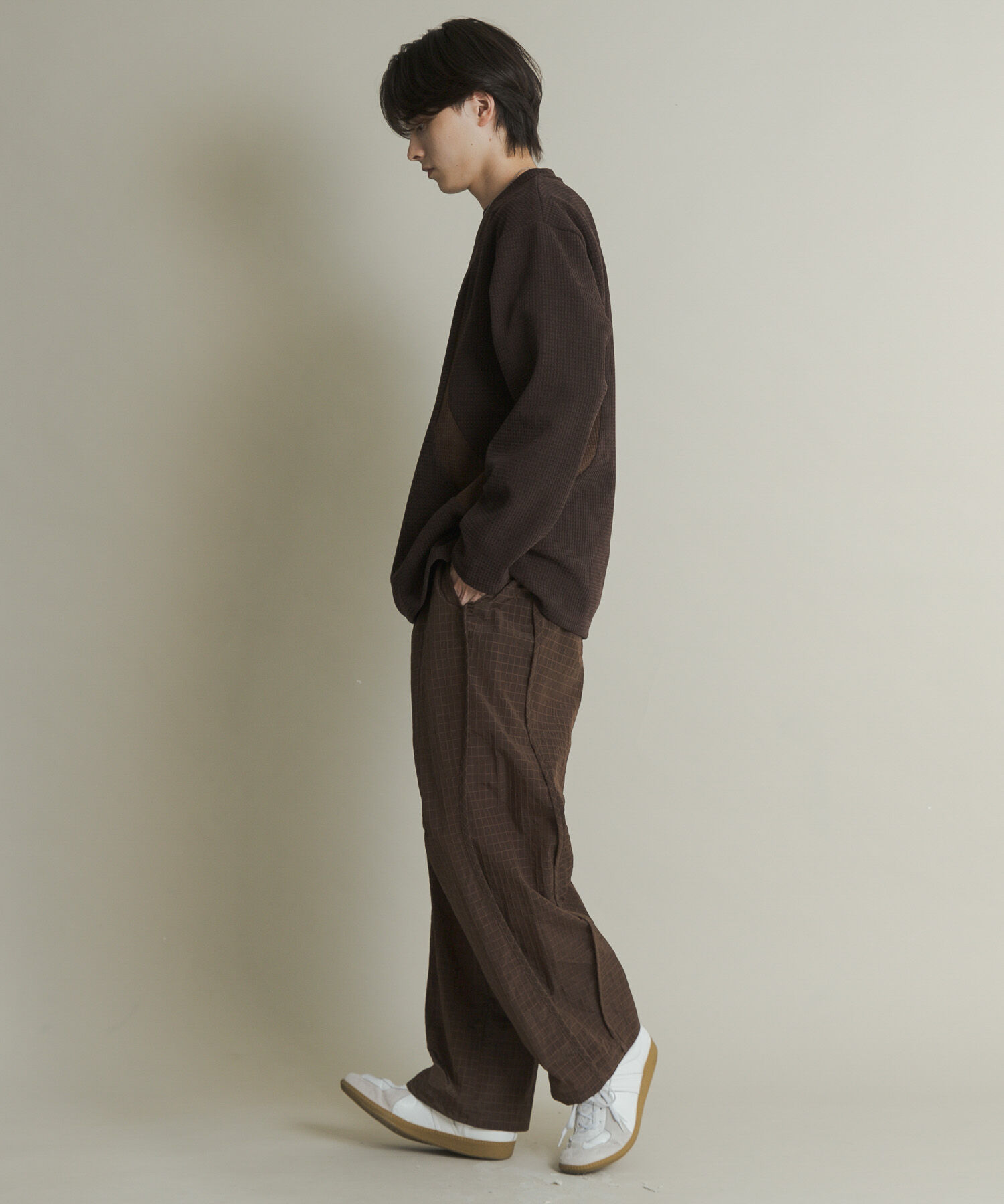 SENSE OF PLACE by URBAN RESEARCH「ヘビーサーマルパターンロングTシャツ」|Tシャツ・カットソー|