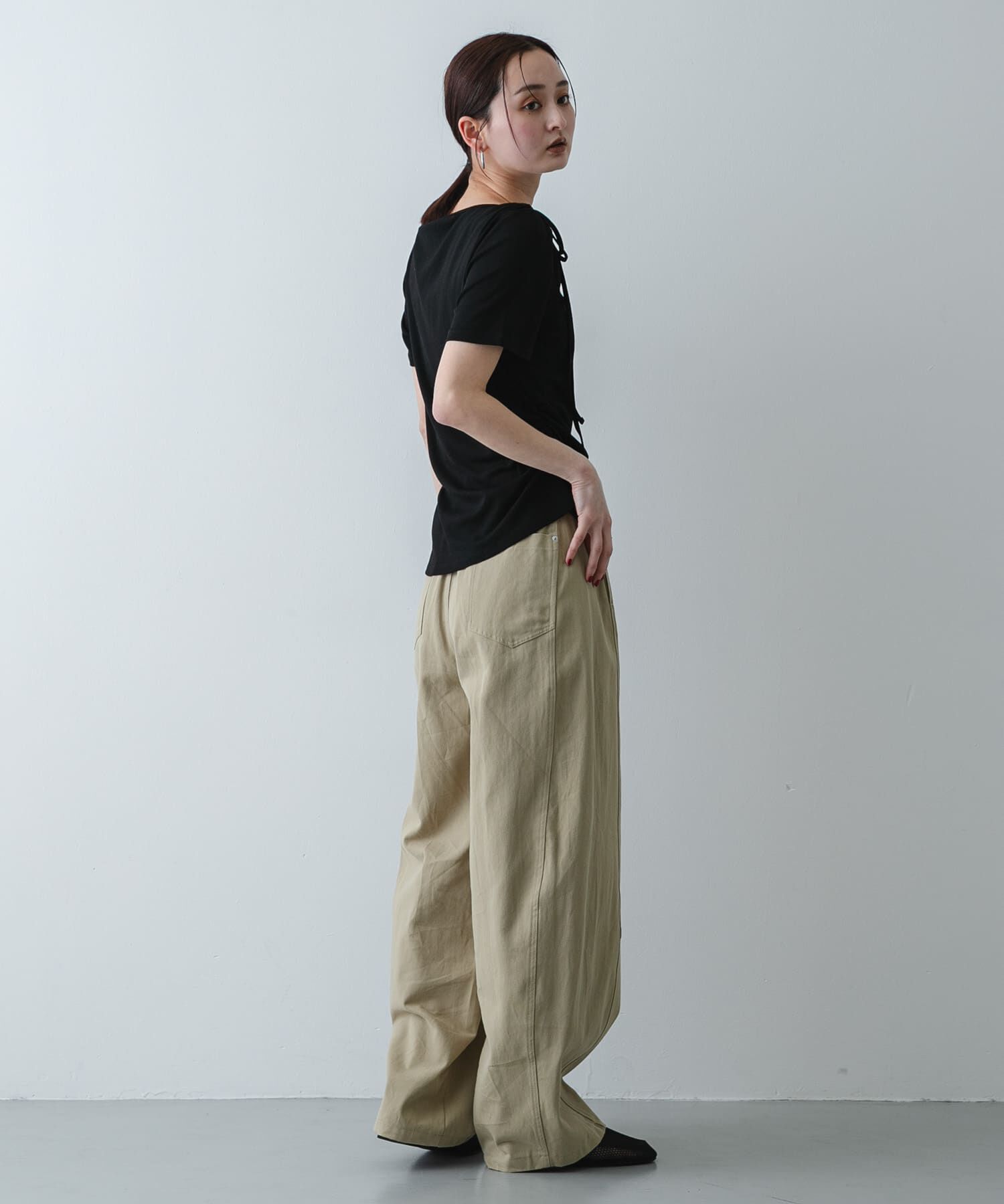 SENSE OF PLACE by URBAN RESEARCH「アシメデザインTシャツ(半袖)」|Tシャツ・カットソー|